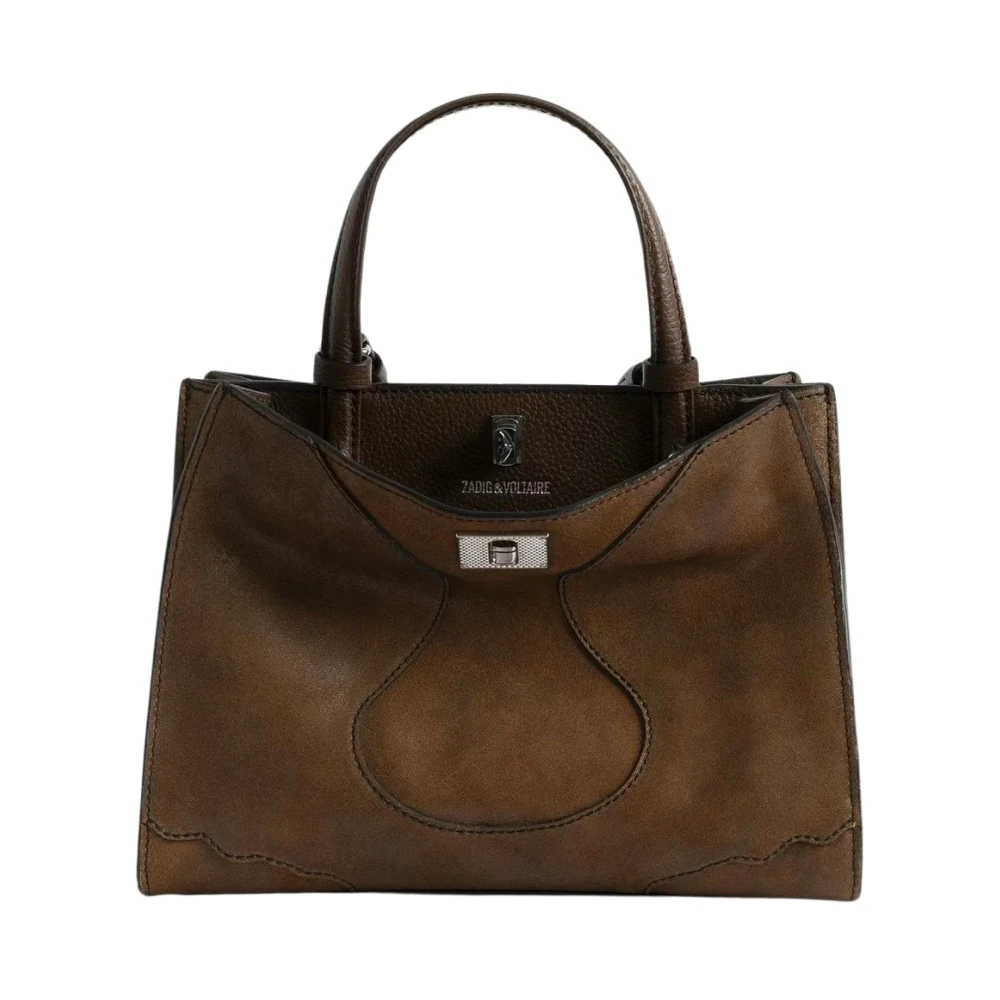 Zadig & Voltaire Donna Marrone - Jack Mini Suede Bag - Bags - One Size - Immagine 3