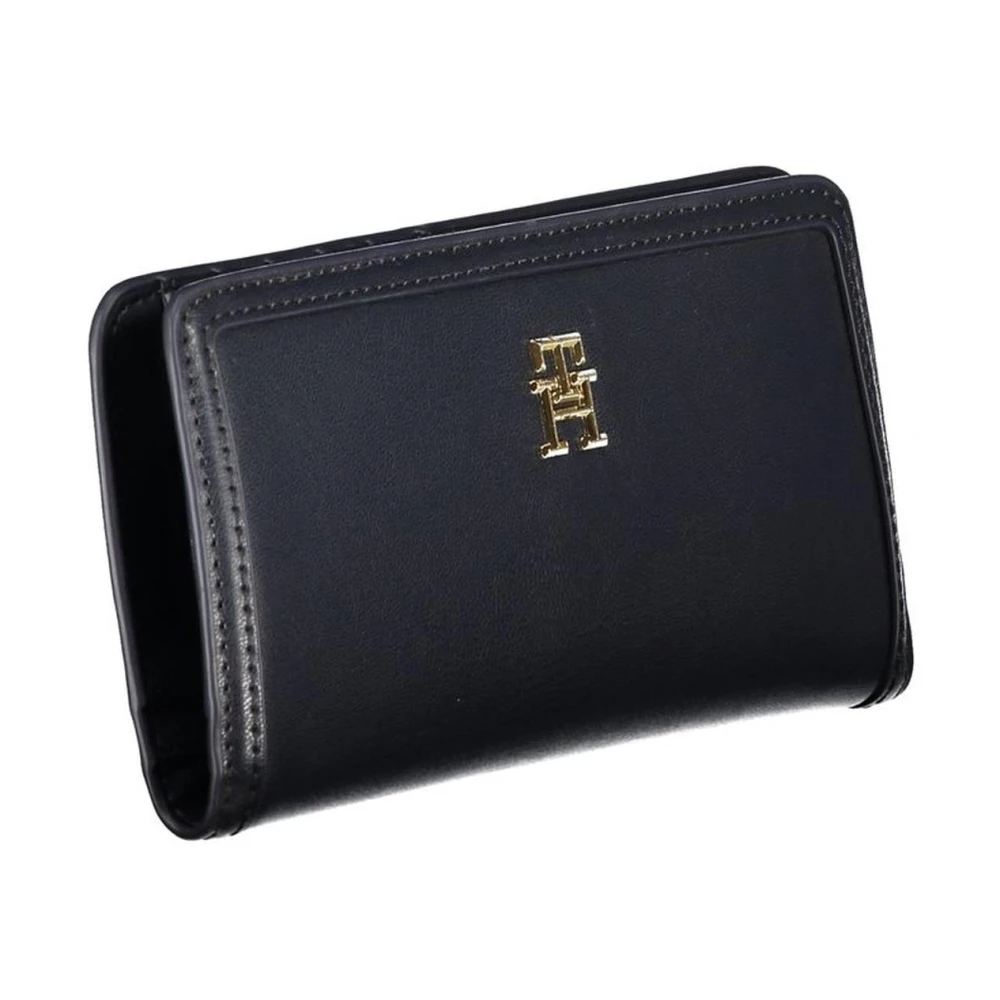 Tommy Hilfiger Blauwe Portemonnee met Meerdere Compartimenten Blue Dames