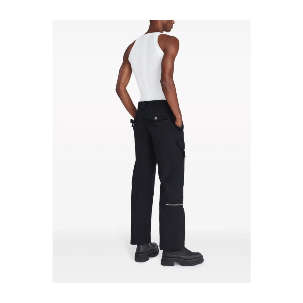 Dion Lee Tapered Trousers Black Dames