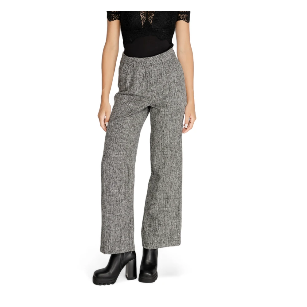 Vila Zwarte Jeans & Broek Herfst Winter Collectie Black Dames