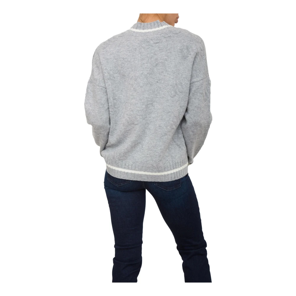 Liu Jo Grijze Gebreide Trui Gray Dames