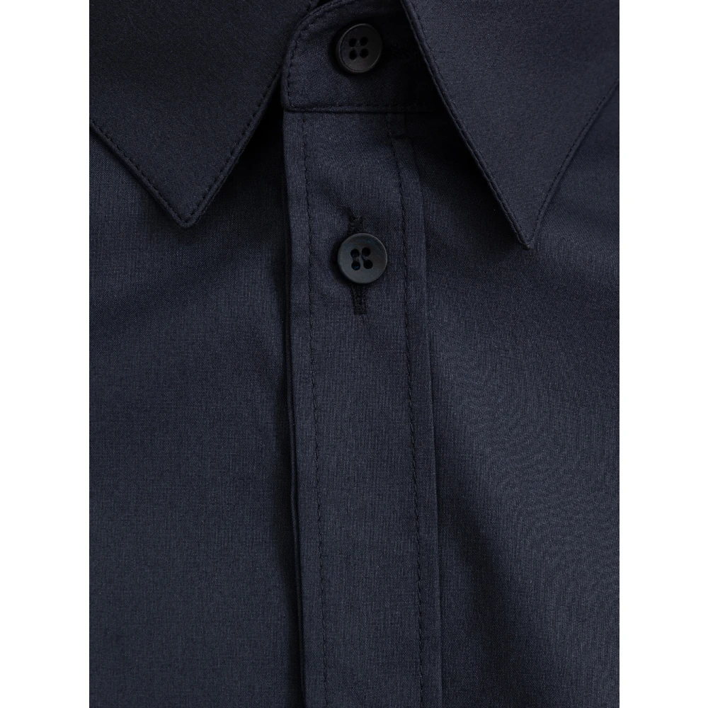 Dolce & Gabbana Navy Klassieke Overhemd Blue Heren
