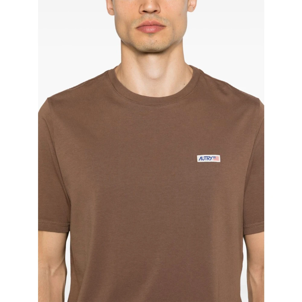 Autry Choco T-Shirt Brown Heren