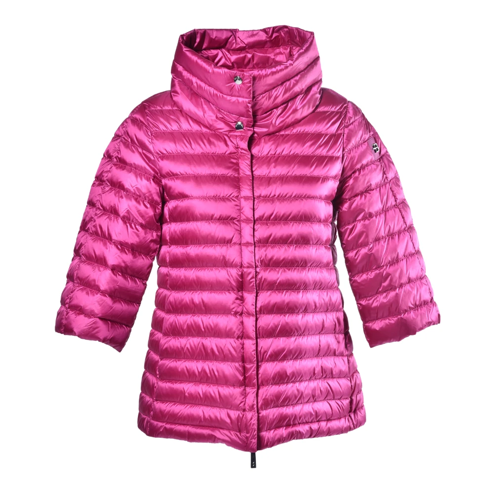 Baldinini Down jacket in fuchsia nylon Pink Dames