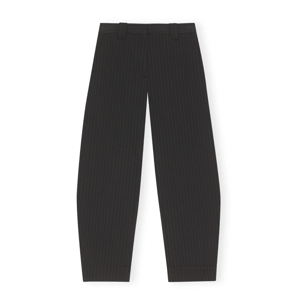 Trousers > Cropped Trousers - - Ganni - Modalova