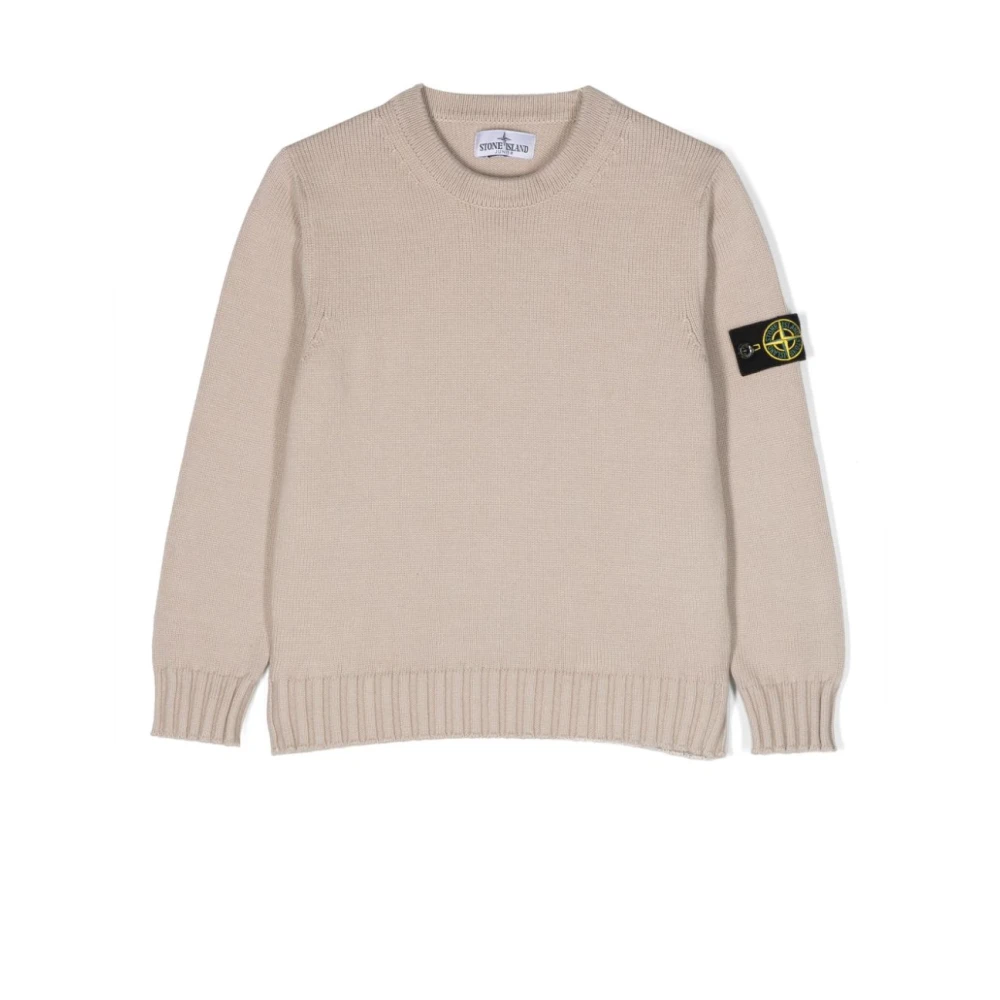 Stone Island Beiga Tröjor för Barn Beige, Pojke