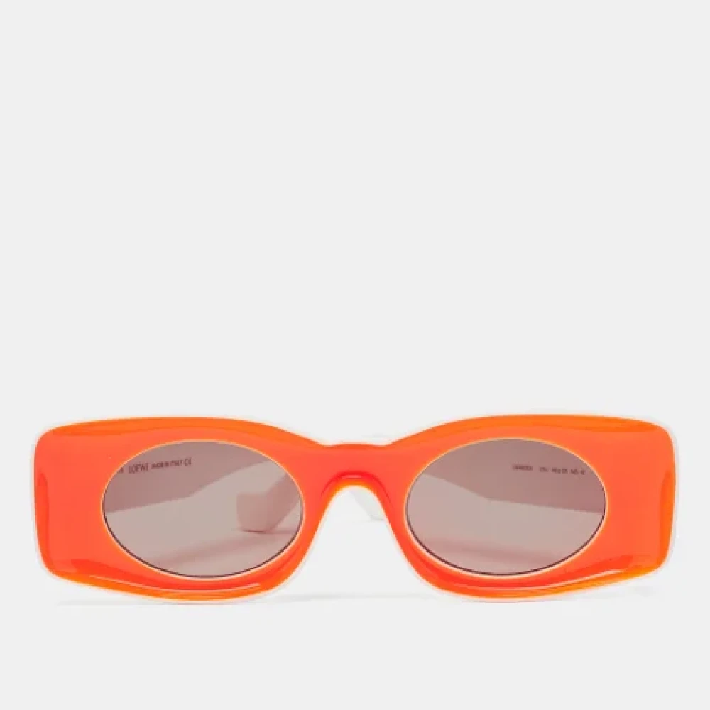 Loewe Pre-owned Acetate sunglasses Orange Dames