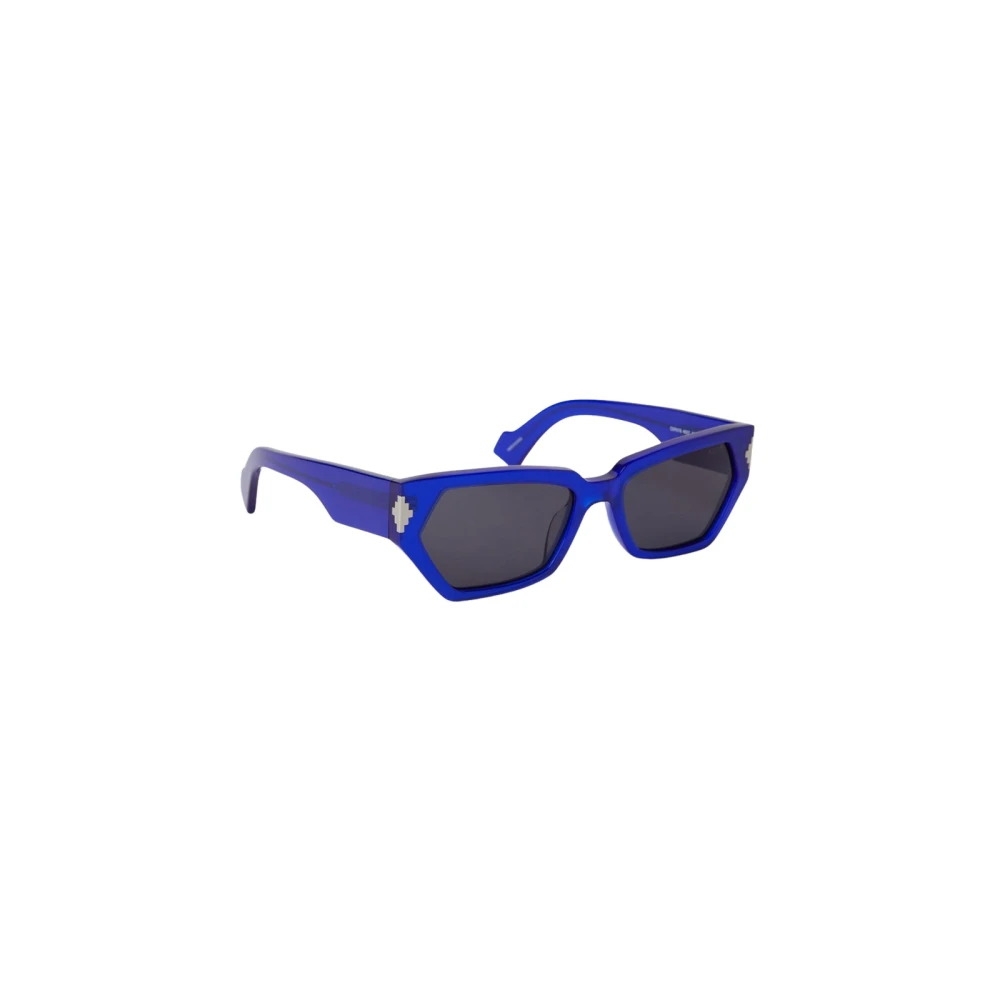 Marcelo Burlon Geometrisk Hexagonal Solglasögon med UV-skydd Blue, Unisex