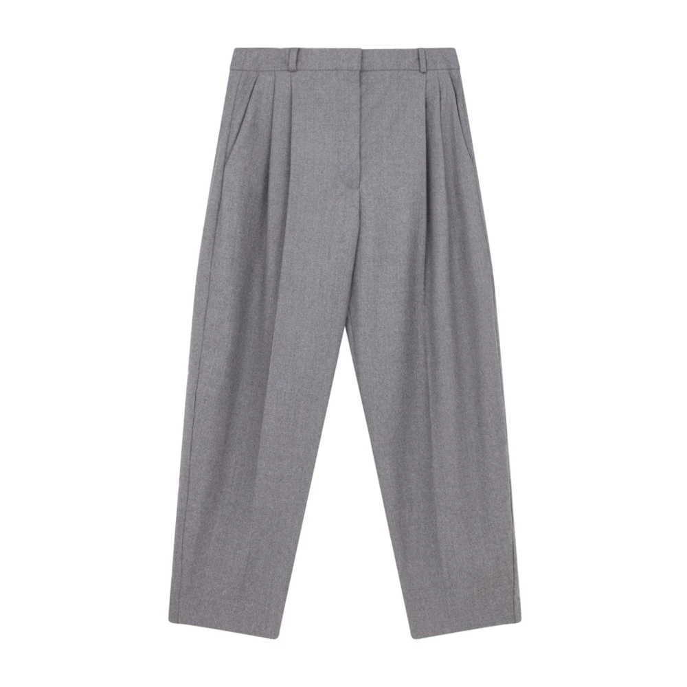 Stella Mccartney Luxe Grijze Wollen Broek Gray Dames