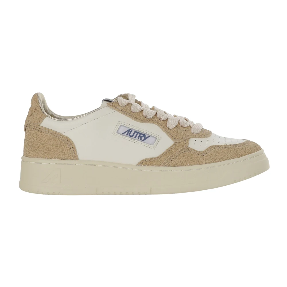 Autry Suède Lage Sneakers Unisex Dames Schoenen Bruin