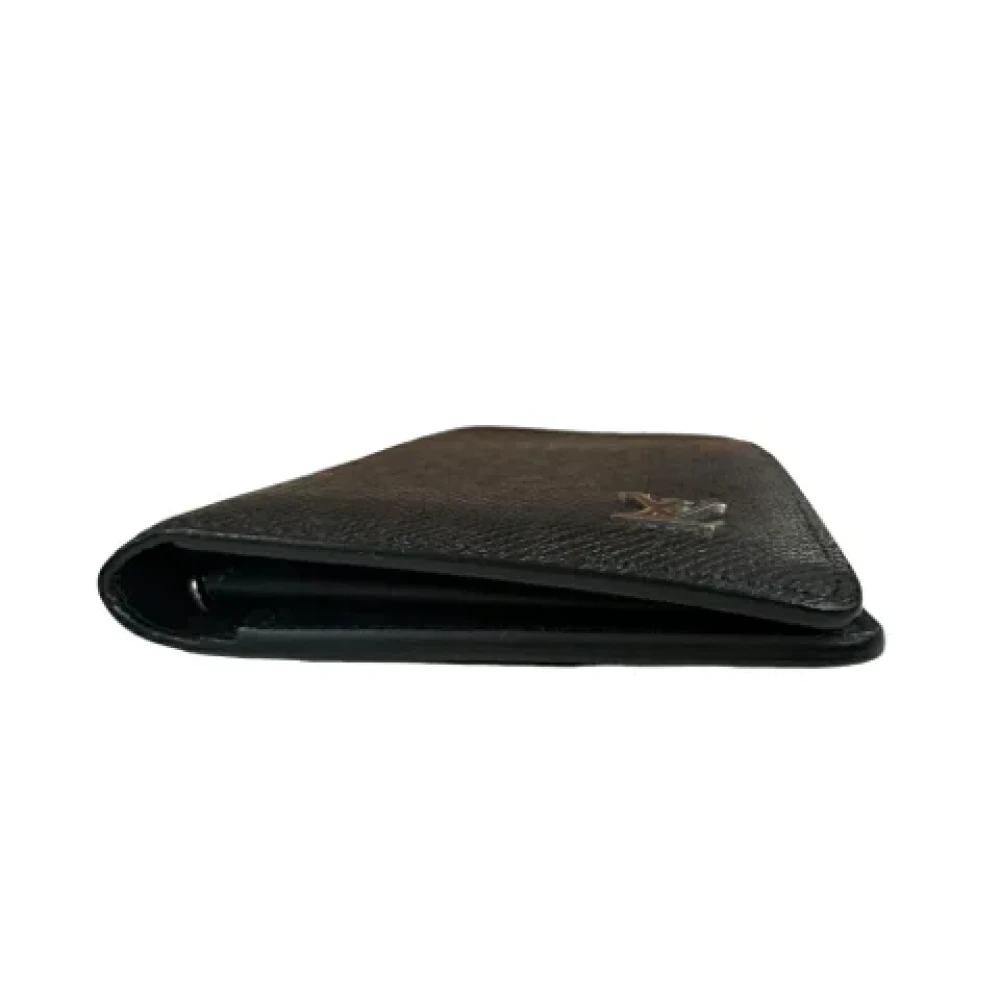 Louis Vuitton Vintage Pre-owned Leather wallets Black Heren