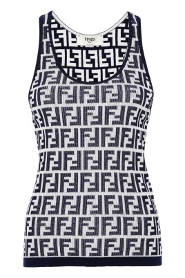 jacquard-logo-sleeveless-top
