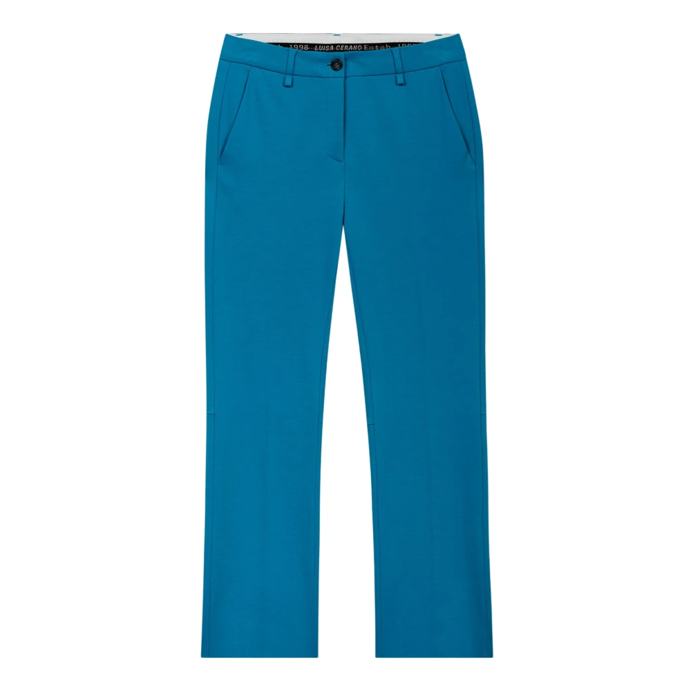 LUISA CERANO Stijlvolle Pantalon voor Vrouwen Blue Dames