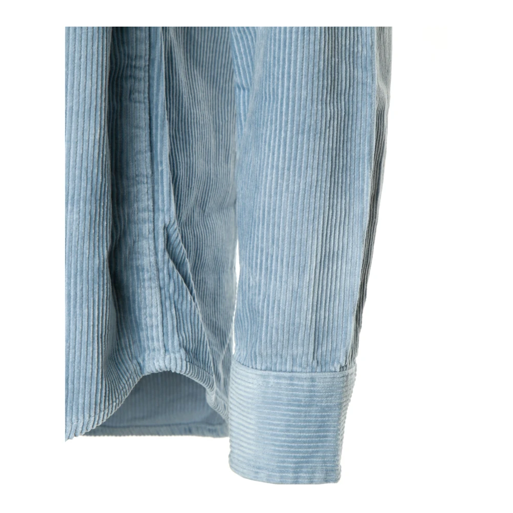 Carhartt WIP Ribfluwelen knoopshirt Blue Heren