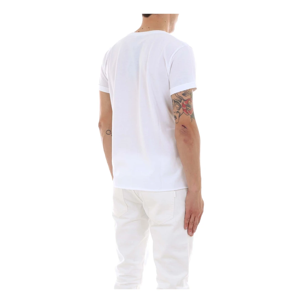 Saint Laurent Rive Gauche T-shirt White Heren