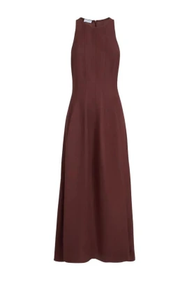 Sleeveless A-Line Maxi Dress