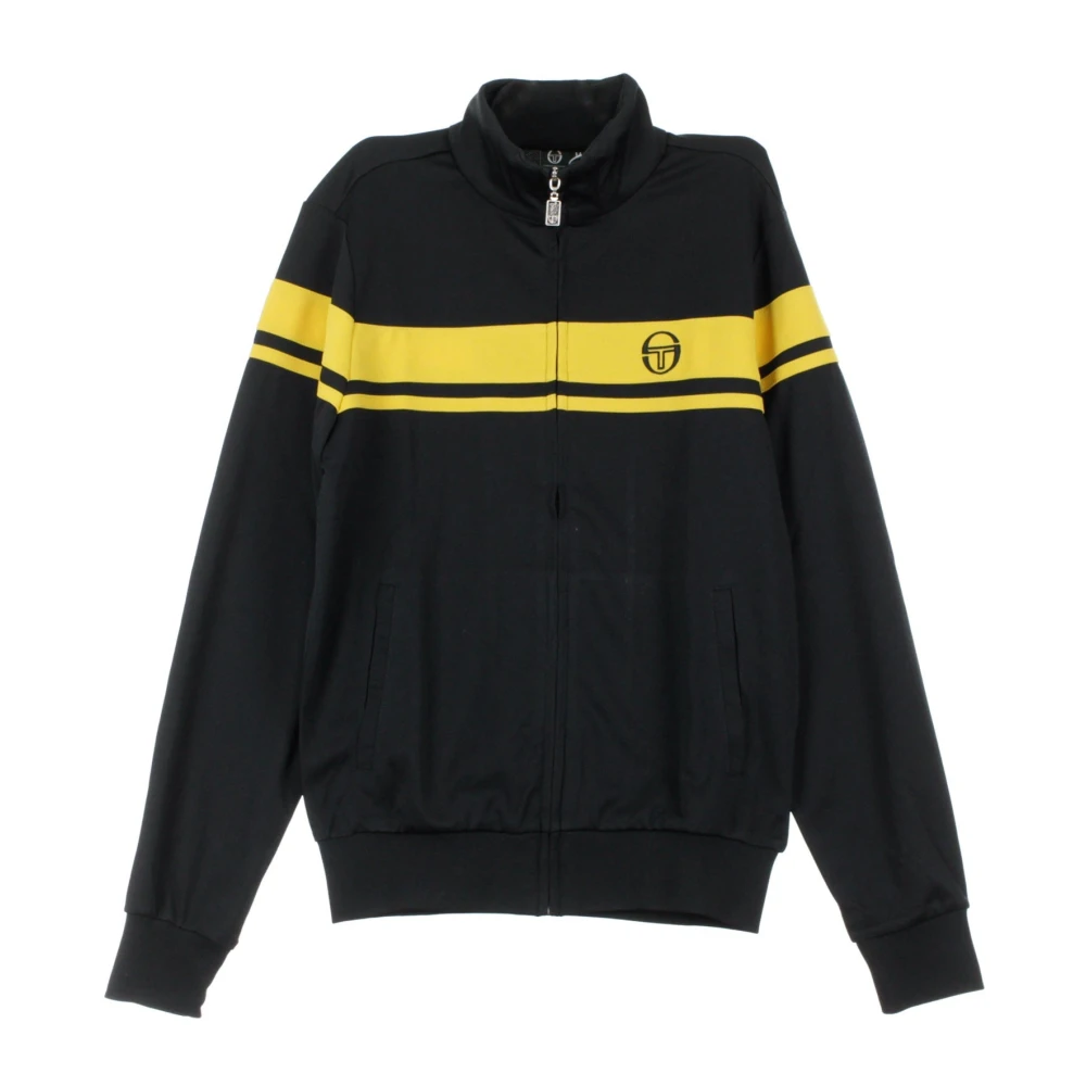 Sergio Tacchini Trainingsjack Mannen Young Line Zwart mosterd Black Heren