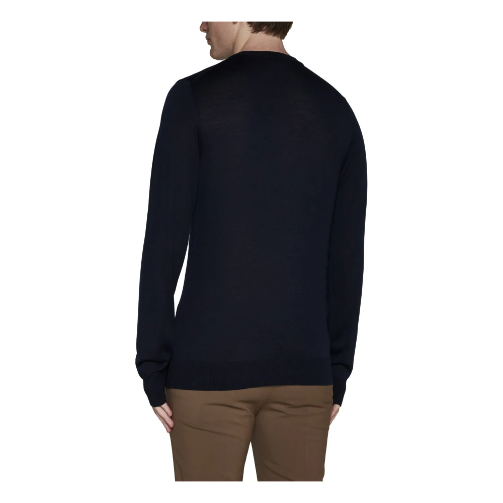Piacenza 1733 Stijlvolle Sweaters in Wit Blauw Blue Heren