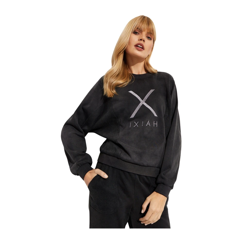 Ixiah Grijze Signature 2021 Dames Sweatshirt Gray Dames