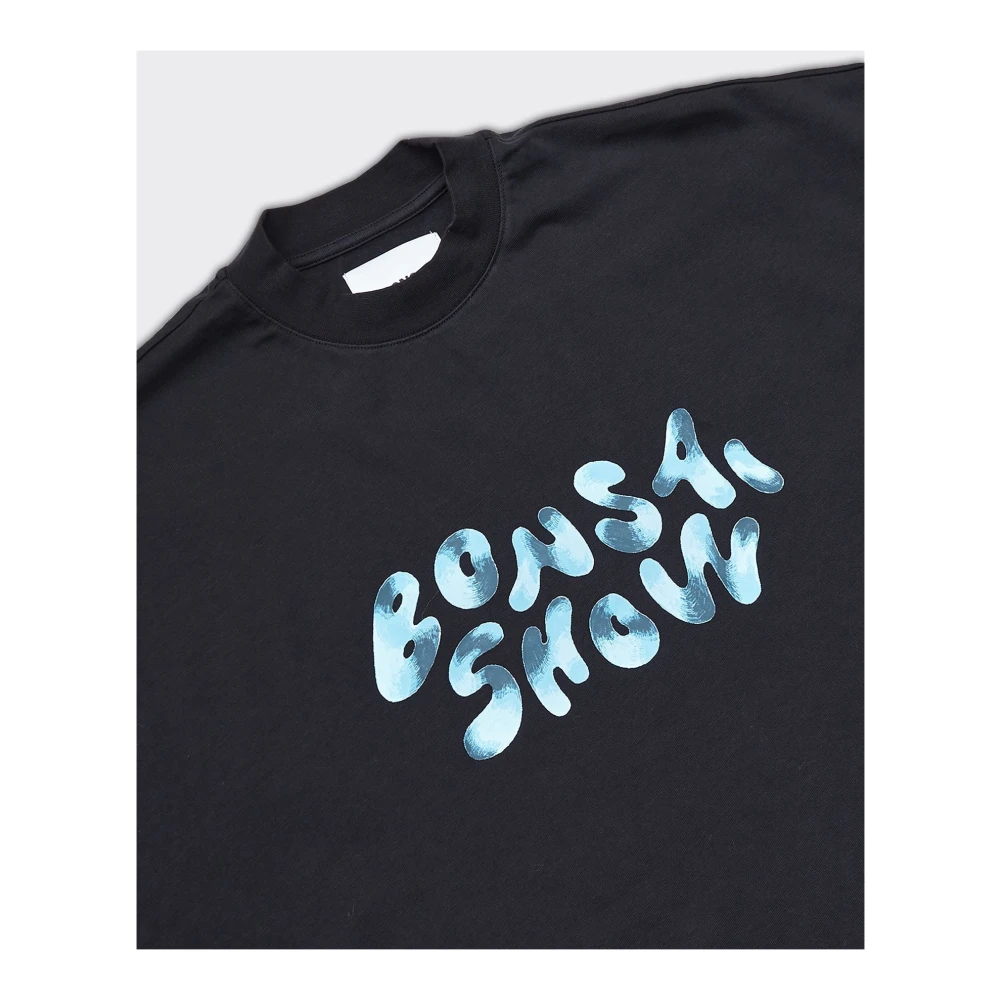 Bonsai Zwarte Oversized T-Shirt Show X Black Heren