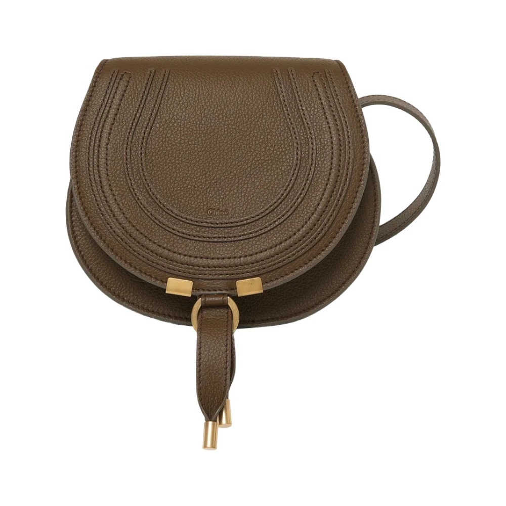 Chloé Groene Mini Marcie Saddlebag Green Dames