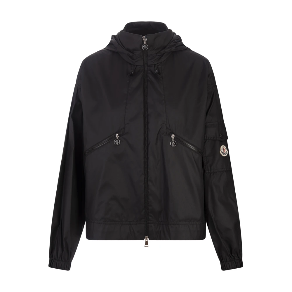 Moncler Zwarte Hemar Parka Jas Black Dames