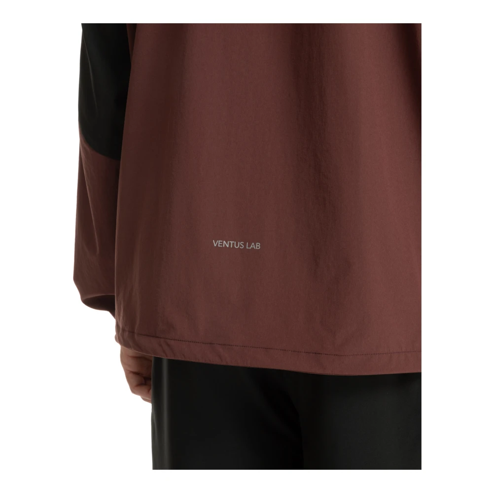 Emporio Armani EA7 Multikleur Logo Jas Brown Heren