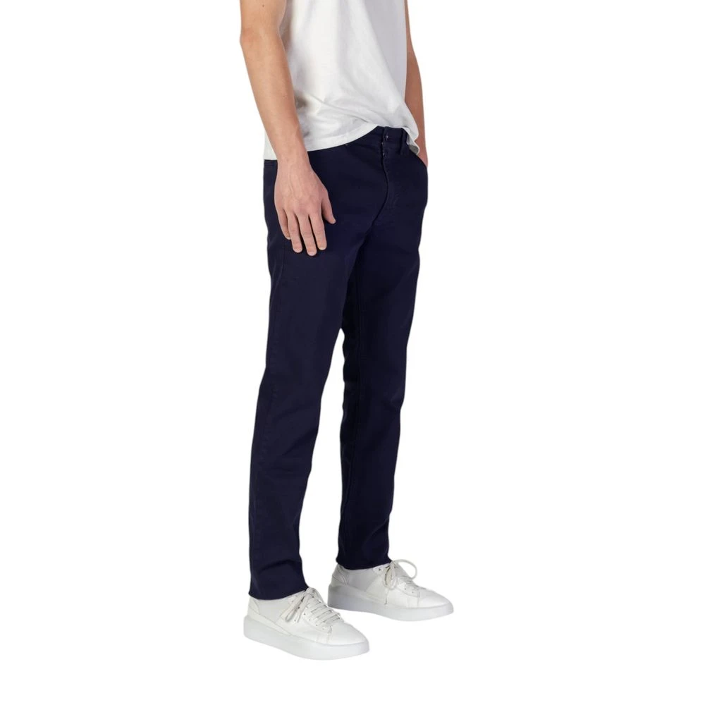Hugo Boss Blauwe Katoenen Jeans & Broek Collectie Blue Heren