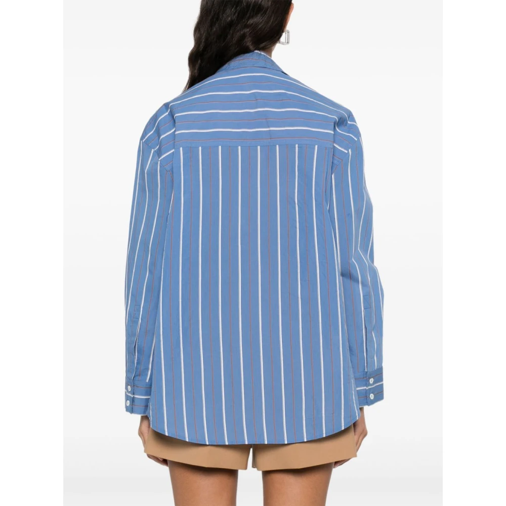 pinko Stijlvolle Overhemden Collectie Blue Dames