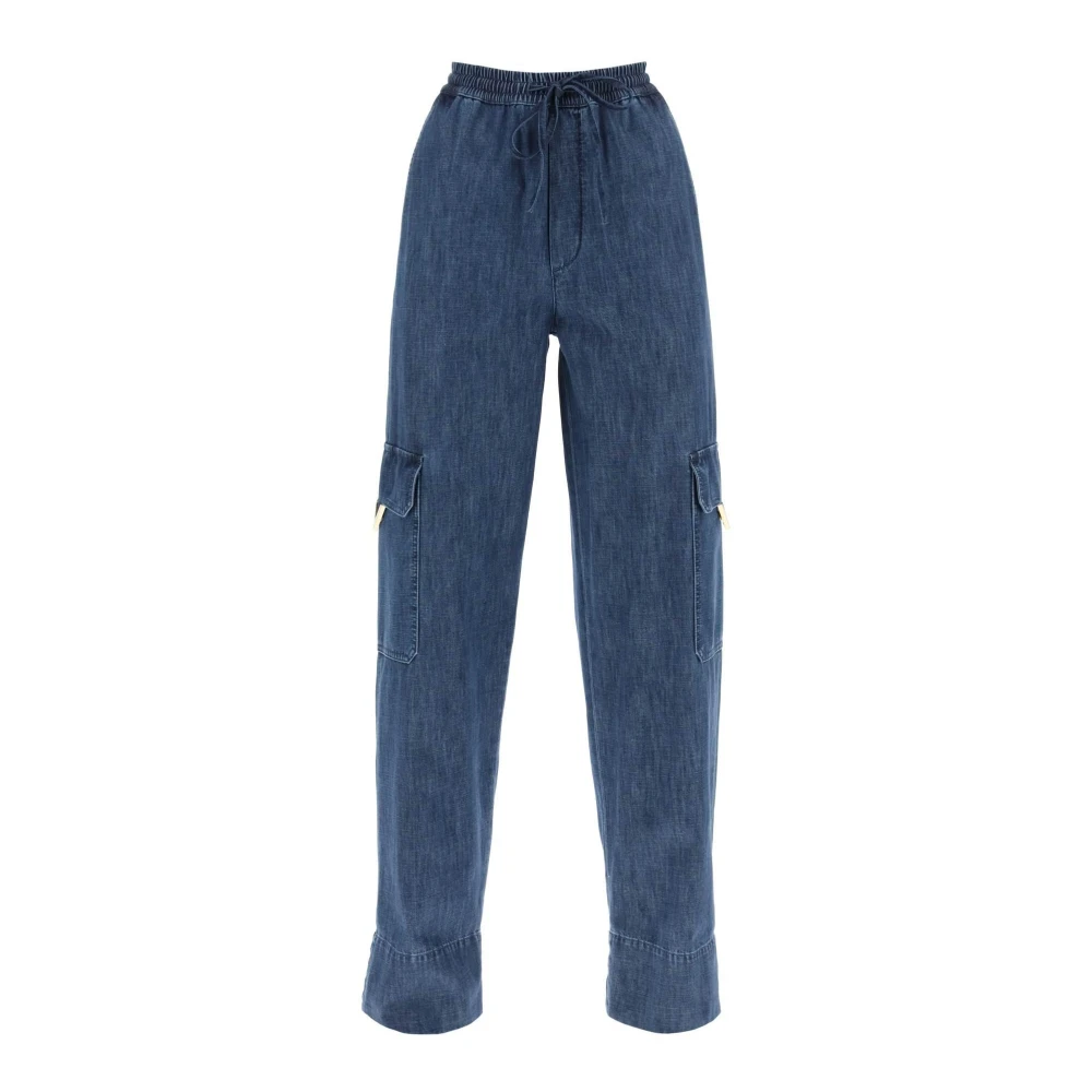 Valentino Garavani Loose-fit Jeans Blue Dames