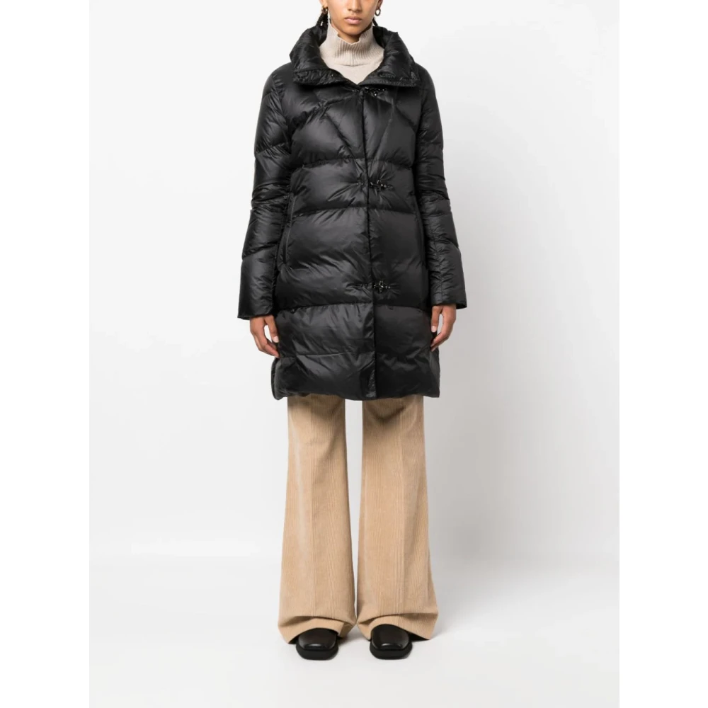 Fay Zwarte Winterjassen Black Dames