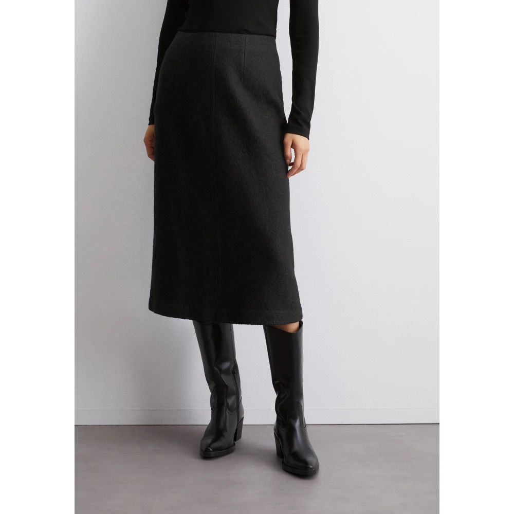 Marc O'Polo Knielange rok normaal Black Dames