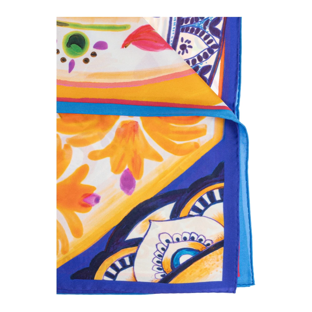 Moschino Zijden sjaal Multicolor Unisex