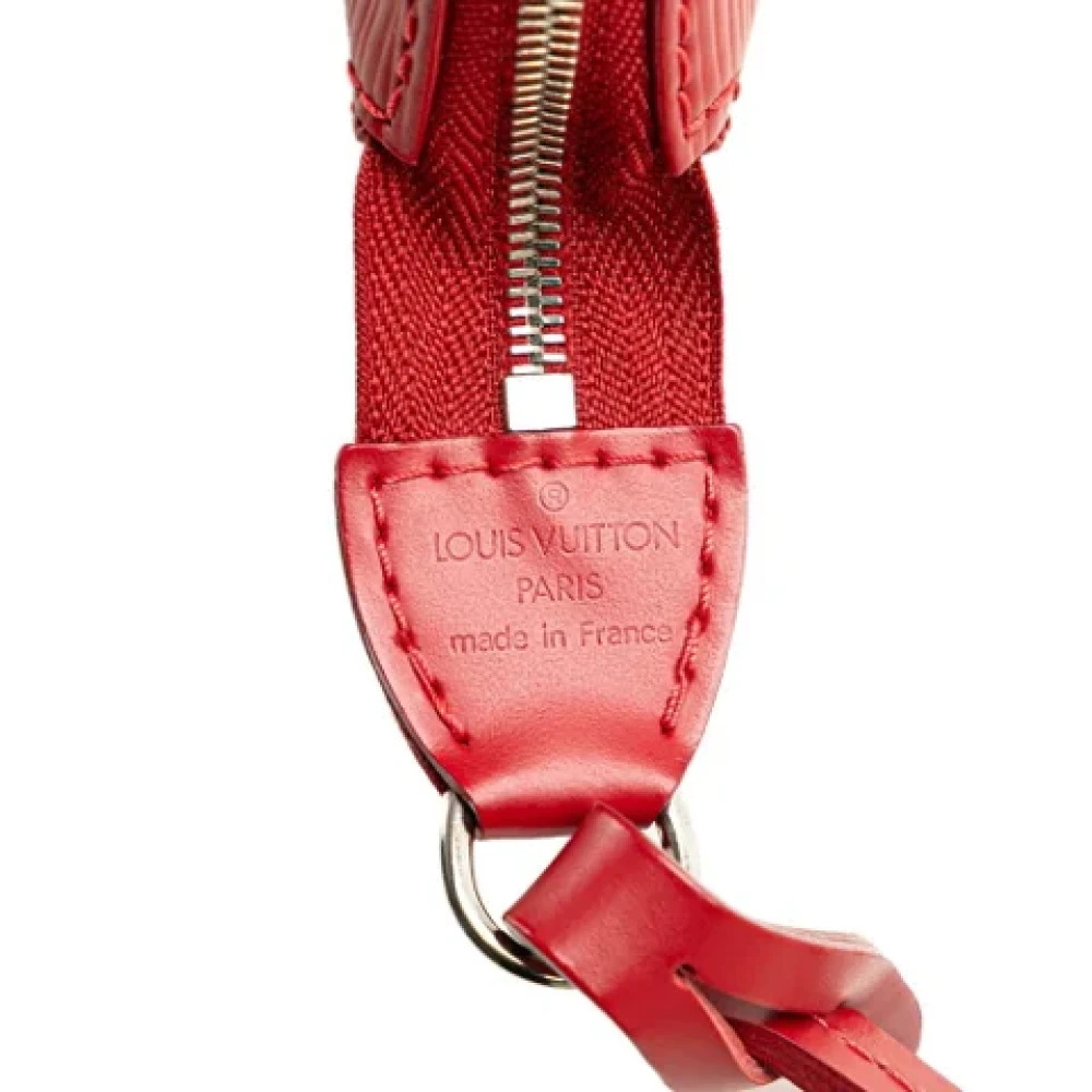 Louis Vuitton Vintage Pre-owned Leather clutches Red Dames