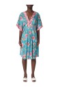 robe-mini-bleue-a-fleurs