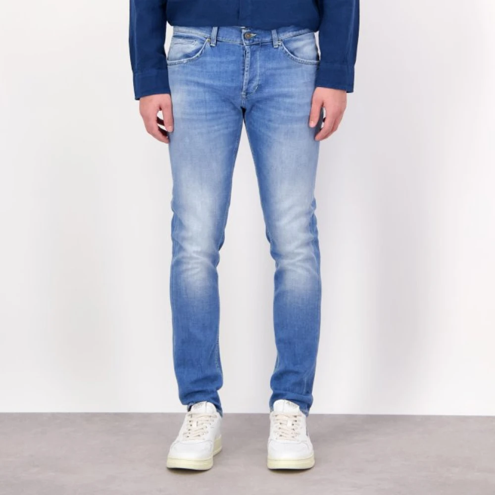 Dondup Slim-Fit Jeans voor de moderne man Blue Heren