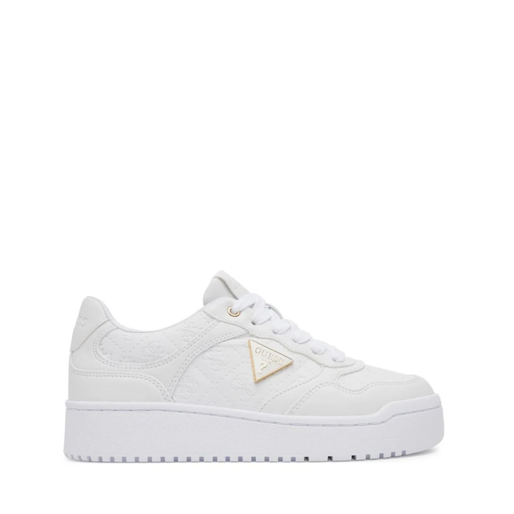 Guess Women's White Trainers Miram6 - Image 3