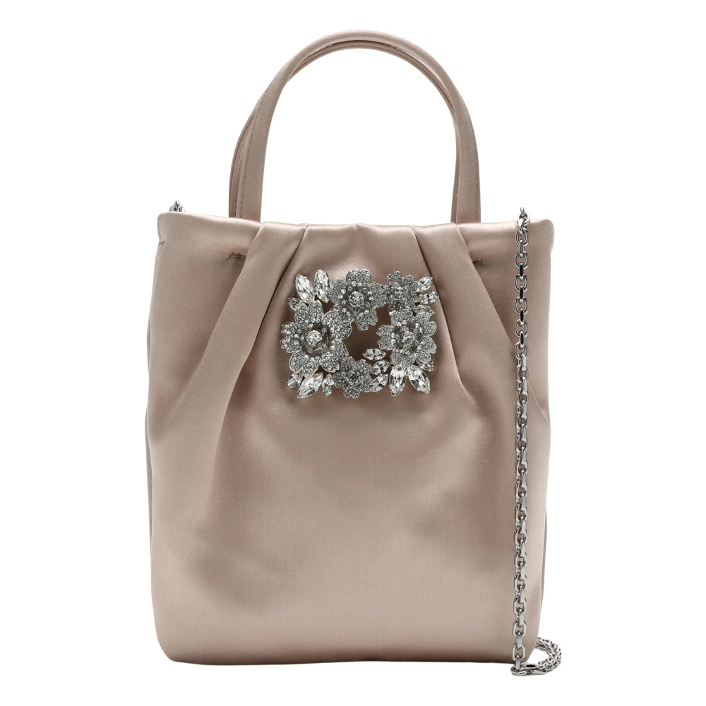 Roger Vivier Kleine Bouquet Schoudertas Beige Dames