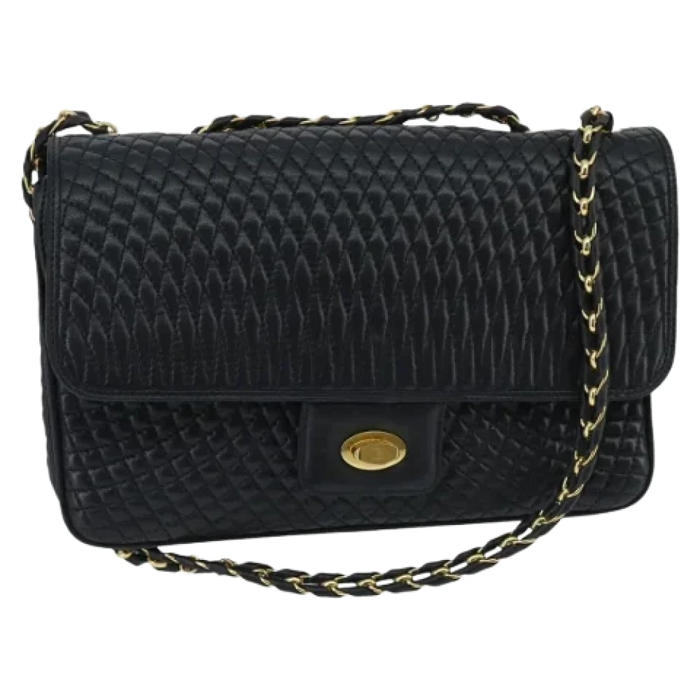Bally Pre-owned Leather shoulder-bags Black Dames