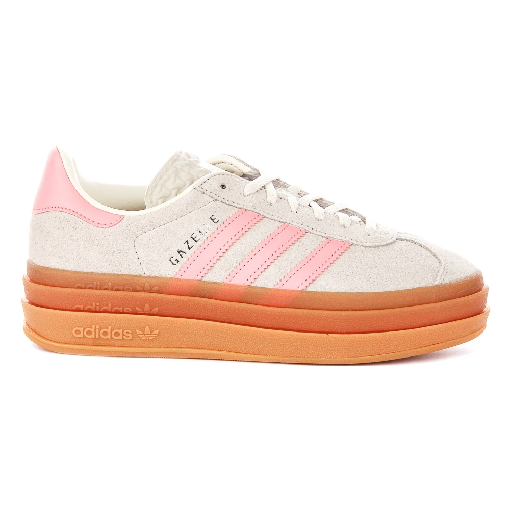 Adidas Unisex Kids Beige Gazelle Bold J - Kids Sneakers - 36 2/3 Eu - Kids