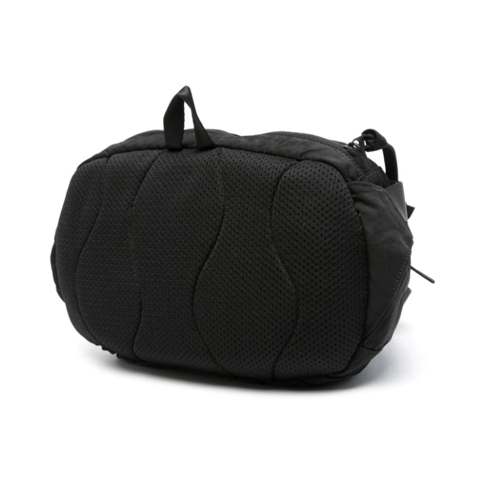 C.P. Company Zwarte Nylon Tas met Lens Detail Black Heren