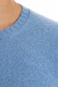 pull-col-rond-bleu-toucher-doux