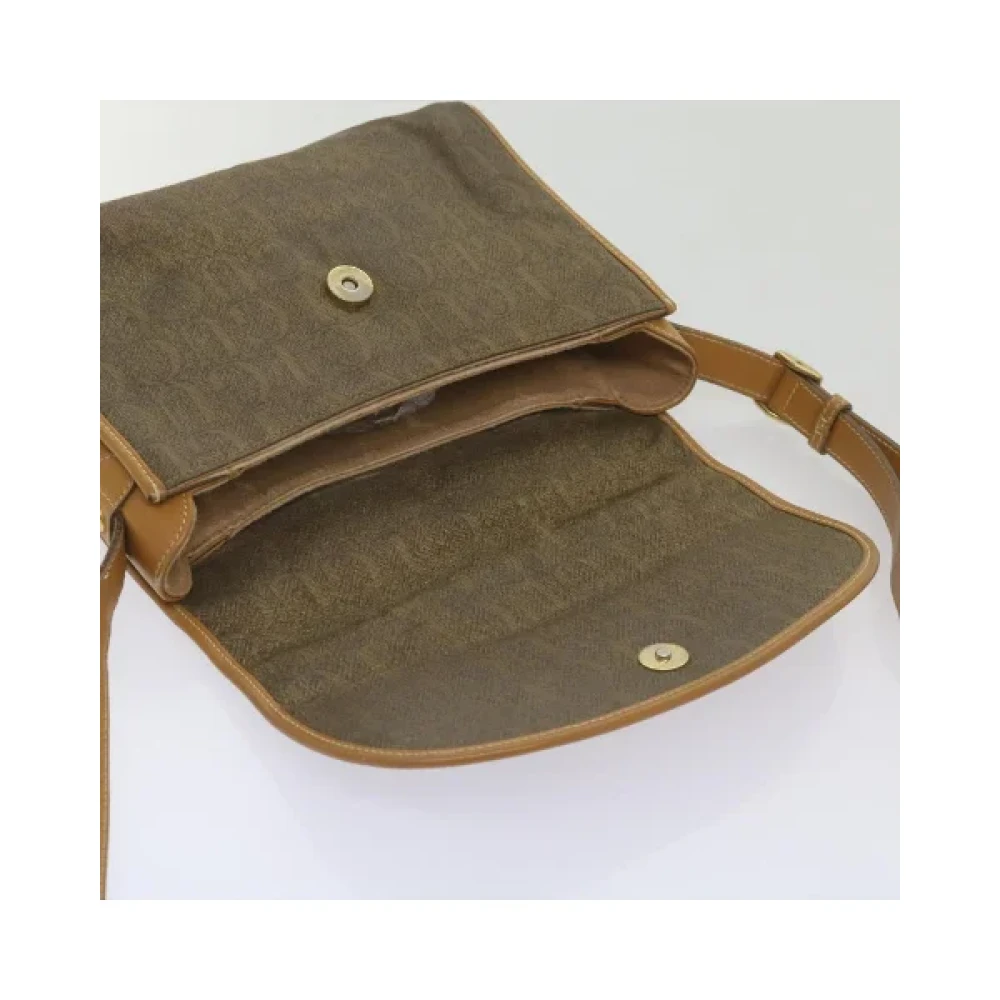 Gucci Vintage Pre-owned Cotton gucci-bags Brown Dames