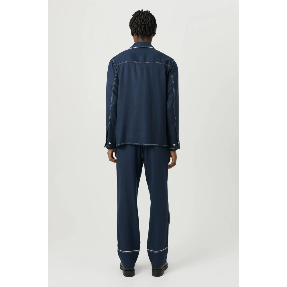 Soulland Shirts Blue Unisex
