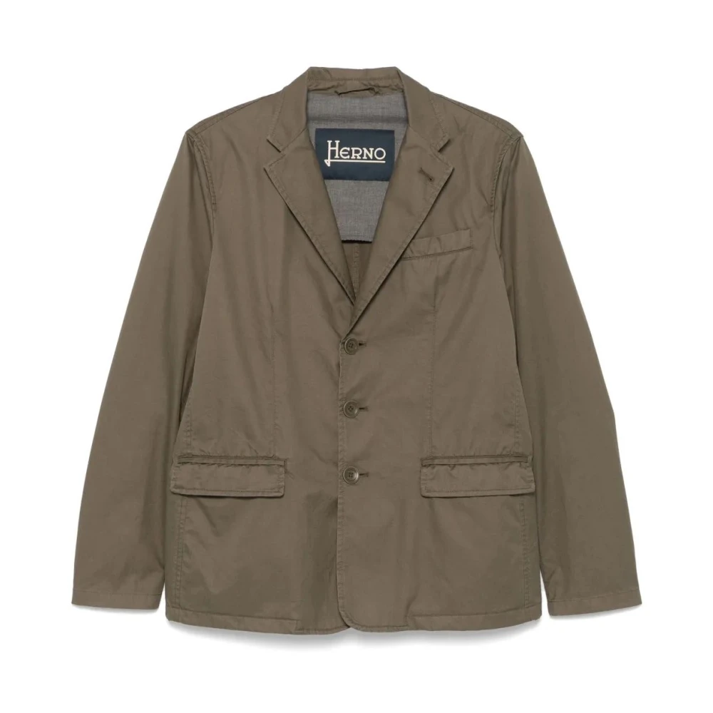 Herno - Jackets > Blazers - Green - Herno - Modalova