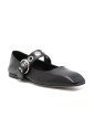 black-leather-buckle-shoes-eyelet-embellishment