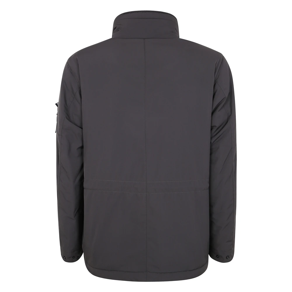 Stone Island Stijlvolle Jas voor Mannen Gray Heren