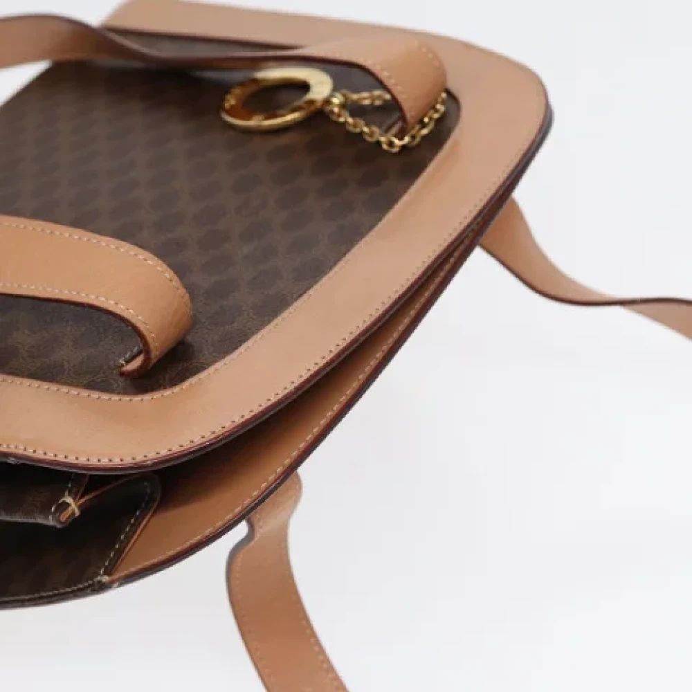 Celine Vintage Pre-owned Leather shoulder-bags Brown Dames