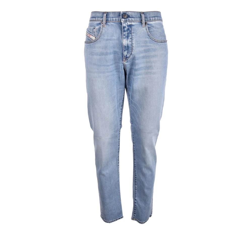 Diesel Stretchy Katoen Chlorofibra Mix Jeans Blue Heren