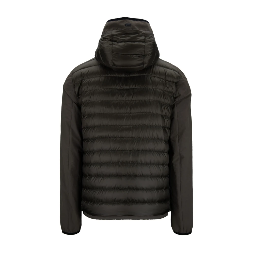 Herno Hooded Down Jacket Green Heren